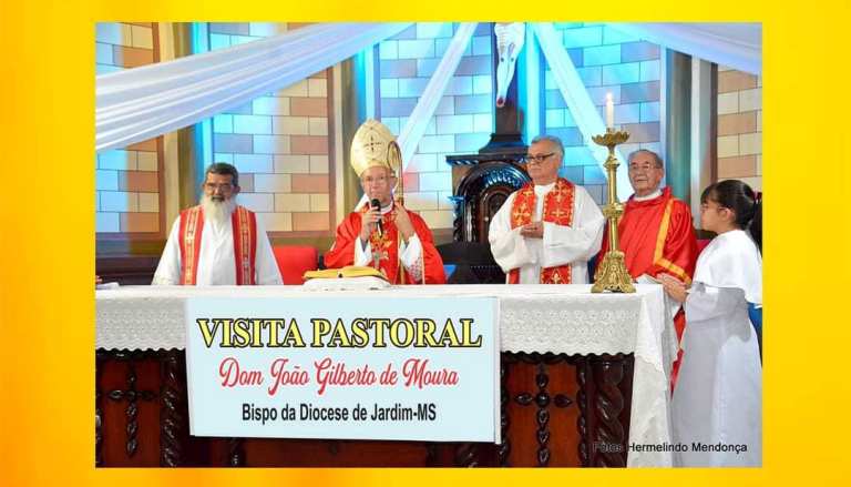 Bispo Dom João Gilberto de Moura inicia visita Pastoral em Bela Vista
