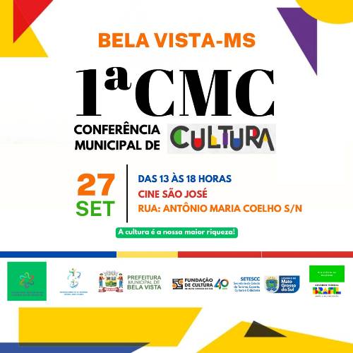 Bela Vista realiza hoje, a sua 1ª Conferencia Municipal de Cultura