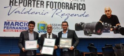Repórteres fotográficos do Governo do Estado são homenageados pela Assembleia Legislativa