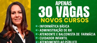 O Projeto Nacional Juventude com emprego oferece curso em Caracol