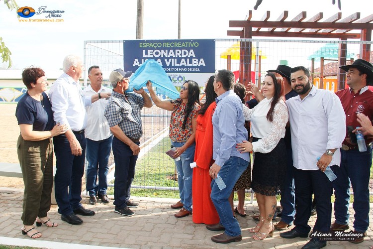 Caracol: Prefeitura Inaugura espaço recreativo Leonarda Ajala Vilalba