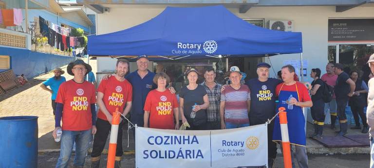 Rotary Clubs unem forças para ajudar vítimas das enchentes no Rio Grande do Sul