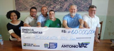 Deputado Antonio Vaz participa de ato de filiação e entrega de emenda parlamentar no valor de 60 mil