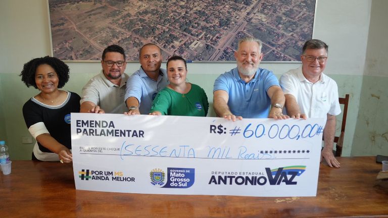 Deputado Antonio Vaz participa de ato de filiação e entrega de emenda parlamentar no valor de 60 mil