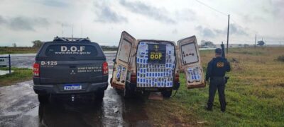 Carga de cigarros ilegais avaliada em 160 mil reais é apreendida pelo DOF em Ponta Porã