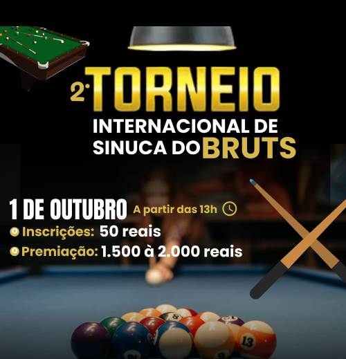 Inscrições abertas para 2º Torneio Internacional de Sinuca de Bela Vista