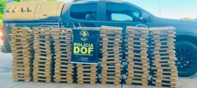 Veículo roubado que seguia para o Paraná com mais de 300 quilos de maconha é recuperado pelo DOF em Amambai