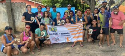 Atletas de Caracol conseguem ótimos resultados na 3ª Etapa do Circuito Bonitense de Beach Tennis