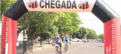 GP Cidade Crepúsculo de Mountain Bike reuniu ciclistas de toda a região em comemoração ao aniversário de Amambai