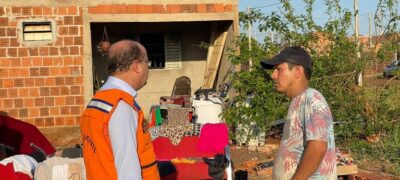 Ações para ajudar a limpar Dourados após vendaval são coordenadas por Barbosinha