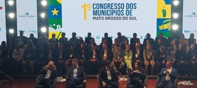 Prefeito e vereadores de Caracol participam do primeiro Congresso dos Municípios no MS