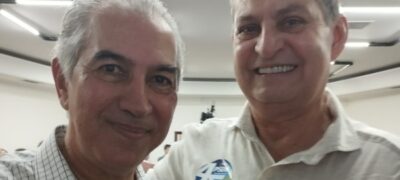 Pré-candidato a Prefeito de Bela Vista, Aires Cafure prestigia convenção estadual do PSDB