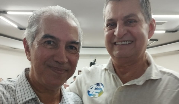 Pré-candidato a Prefeito de Bela Vista, Aires Cafure prestigia convenção estadual do PSDB
