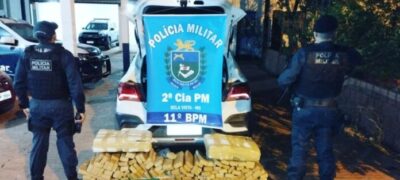 Em Bela Vista, PM apreende mais de 200 kg de maconha e veículo com motor adulterado