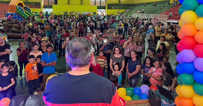 Bela Vista: Com show, brinquedos e guloseimas, prefeitura anima domingo das crianças