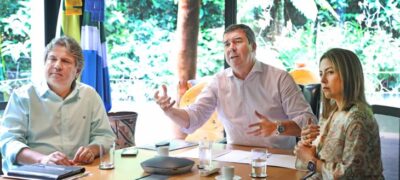 Governador se reúne com senadores para defender interesses de MS na reforma tributária