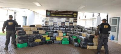DOF apreende mais de 6,5 toneladas de droga avaliada em aproximadamente R$ 13 milhões
