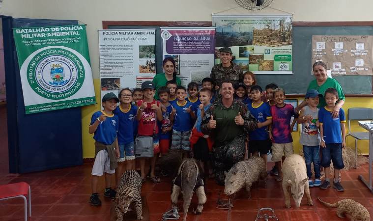 PMA de Porto Murtinho realiza palestra para alunos da Escola Municipal Nossa Senhora de Caacupê