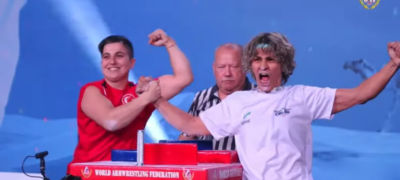 Representando Mato Grosso do Sul, Chris Souza é vice-campeã mundial de luta de braço