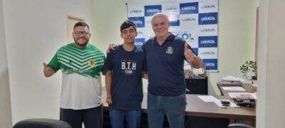 Aluno de Caracol é convocado pela Base Aérea de Campo Grande para jogar estadual de voleibol