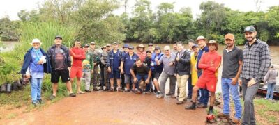 Renato Câmara participa de recuperação ambiental no Rio Dourados com o Clube de Imprensa e Rotary Club Caiuás