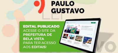 Lei Paulo Gustavo: Bela Vista prorroga inscrições até 8 de dezembro
