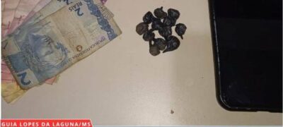 Força Tática apreende autor de tráfico de drogas em Guia Lopes da Laguna  