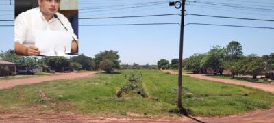 Johnys Basso pede fechamento e revitalização da valeta na Avenida Geraldo Pinheiro Murano