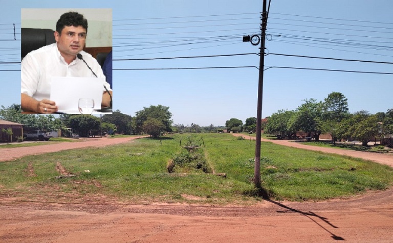 Johnys Basso pede fechamento e revitalização da valeta na Avenida Geraldo Pinheiro Murano