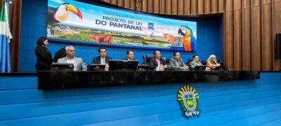 Após entrega da proposta, audiência pública na Alems discute 1ª Lei do Pantanal