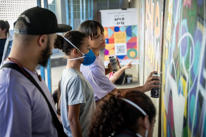 Arte Urbana: Fauna e Flora de MS vão estampar muros de escola em Selvíria por meio do “Projeto Arco-Íris”