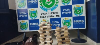 Polícia Militar prende homem por tráfico de drogas e apreende 37 quilos de maconha em Bela Vista