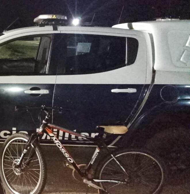 Polícia Militar no Boqueirão prende foragido da justiça e recupera bicicleta furtada da cidade de Jardim