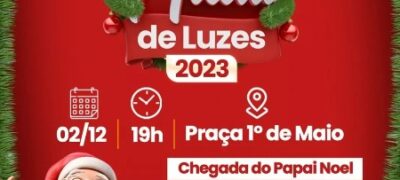 Prefeitura de Caracol confirma abertura do Natal de Luzes para 2 de dezembro