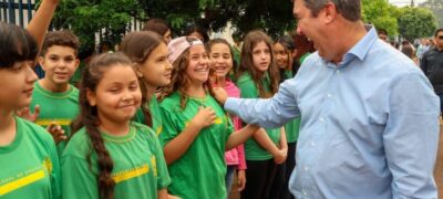 Investimentos de R$ 27 milhões: governador confere andamento de obras e reformas de escolas em MS