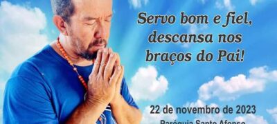 Homenagem: Ronaldo Paredes, “Servo Bom e fiel, vem para a casa do teu Senhor” (Mt 25,21-23).