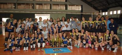 Associação Calvoso e Escola Sesi são campeãs do Estadual Sub-15 de Voleibol