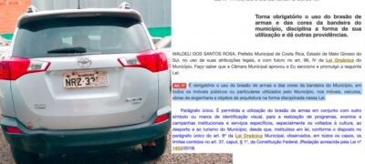 Denúncia! Servidora concursada da Prefeitura de Costa Rica que se envolveu em acidente com carro oficial não é habilitada