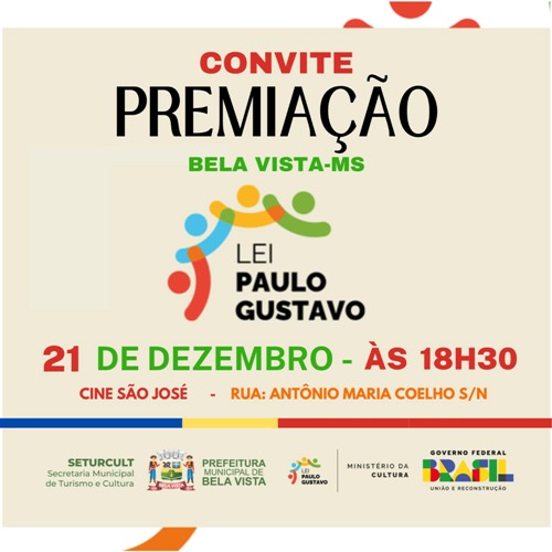 Bela Vista realiza premiação de R$ 245 mil aos produtores de Cultura do Município