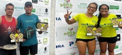 Com 200 atletas, torneio de beach tennis nacional agitou o fim de semana na capital