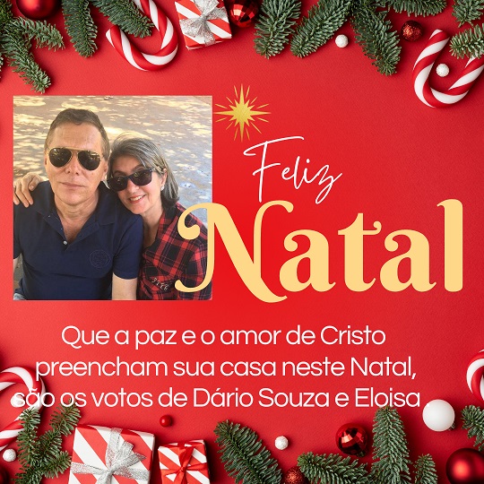 Mensagem de Natal de Dario Souza e Heloísa