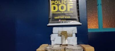 DOF prende mulher que seguia com droga para São Paulo