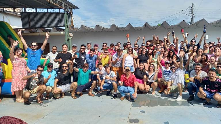 Confraternização dos funcionários do Mercado Santa Rita