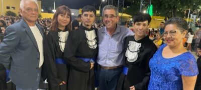 Prefeito Nelson Cintra Ribeiro (PSDB), prestigia Formatura 2023 da Escola Estadual José Bonifacio