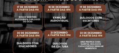 Lançamento de “Diálogos do Ócio” abre comemorações aniversário de  Manoel de Barros
