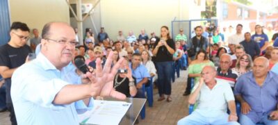 Em Itaporã, governador em exercício entrega obras e anuncia investimentos em infraestrutura e saneamento