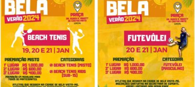 Bela Vista: Prefeitura realiza Bela Verão 2024, no fim de semana