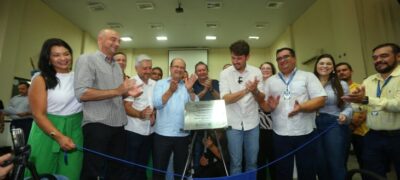 Governo entrega obra de saneamento básico e firma compromisso para instalar Bombeiros em Itaquiraí