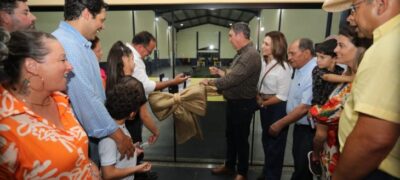 Na inauguração de escola com apoio do Governo, obra na MS-289 é anunciada em Amambai