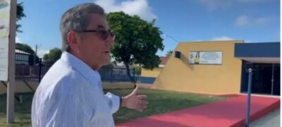 Prefeito Nelson Cintra visita obra no Polo Acadêmico que será entregue no inicio deste ano